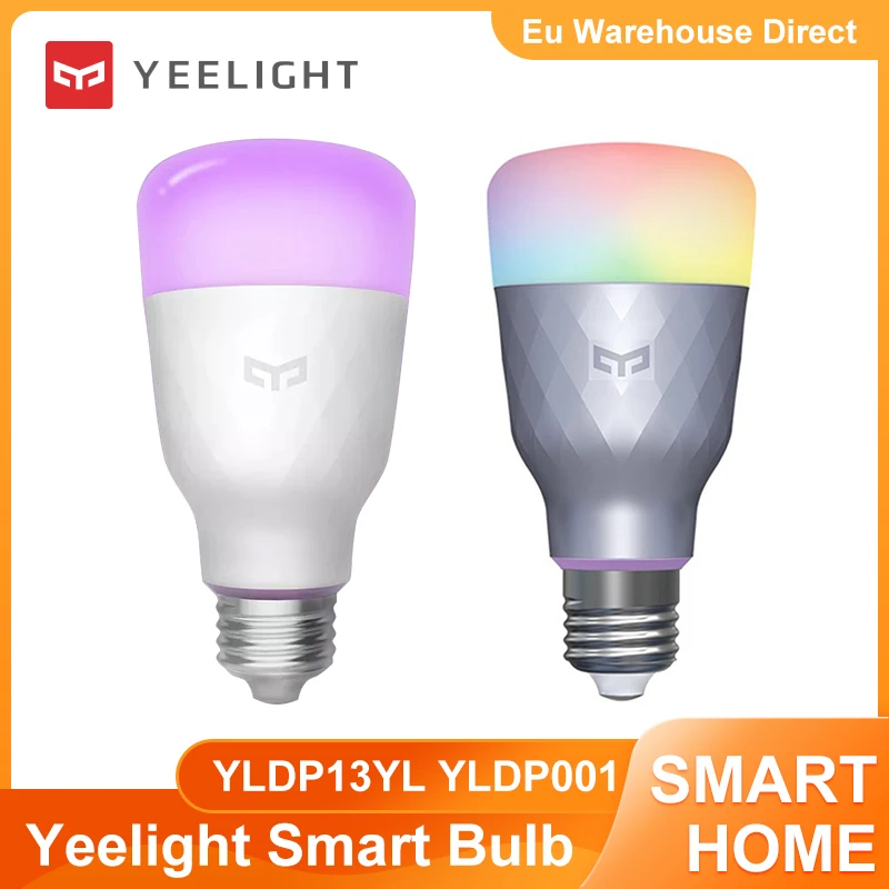 Yeelight-Lámpara de bombilla LED para lámpara inteligente YLDP13YL YLDP001 1S 1SE, colorida, 800/650 lúmenes, E27, para escritorio, suelo, mesa, foco, linterna