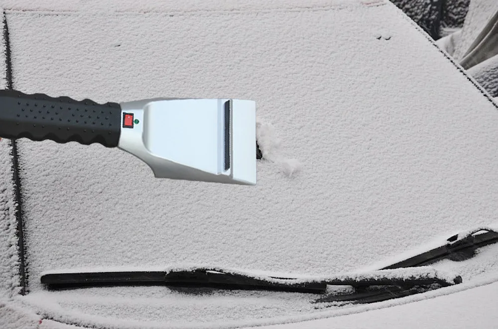12 В подогреваемый скребок для льда Лопата зимний автомобильный лобовое стекло для удаления льда инструмент размораживания Электрический Авто скребок для снега# PY15