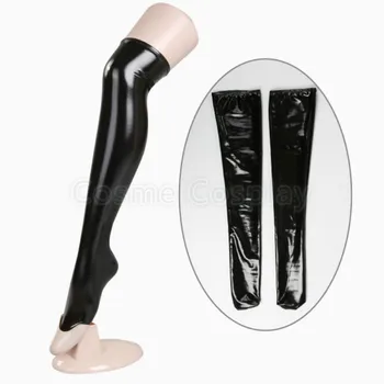 

Cosplay Leather Stockings Black