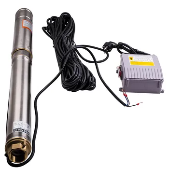 

3 inch 750W 3800L/H Submersible Deep Well Borehole Water Pump + 30m Cable