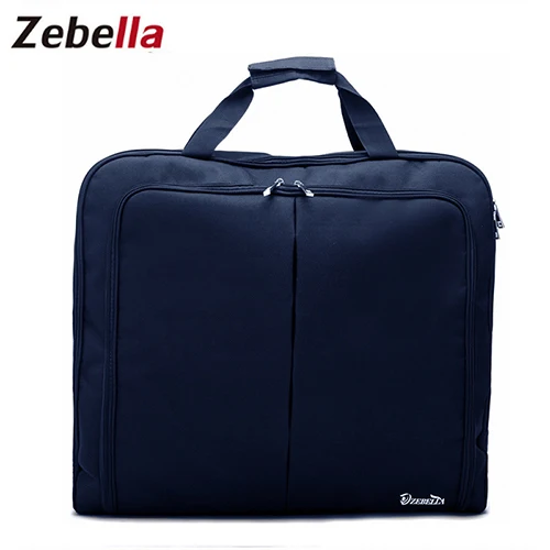 Blue Zebella водонепроницаемая черная сумка на молнии для одежды, сумка для костюма, прочная мужская деловая дорожная сумка для костюма, сумка для одежды, большой Органайзер - Цвет: Blue