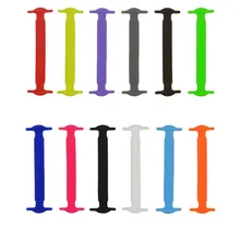 Без галстука силиконовые шнурки для унисекс беговые эластичные силиконовые туфли кружевные кроссовки водонепроницаемые эластичные резиновые шнурки