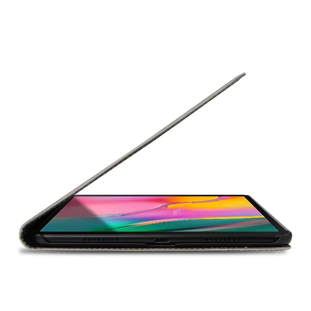 1 x защитный чехол для samsung Galaxy Tab A 10,1 T510/T515 с подставкой из ПУ+ кожи, Магнитный умный чехол, элегантный чехол с функцией автоматического сна/пробуждения
