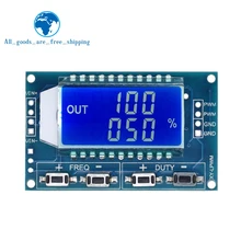 Generador de señal TZT 1Hz-150Khz Módulo de placa PWM módulo ajustable de ciclo de trabajo de frecuencia de pulso pantalla LCD 3,3 V-30V 1Hz-150Khz