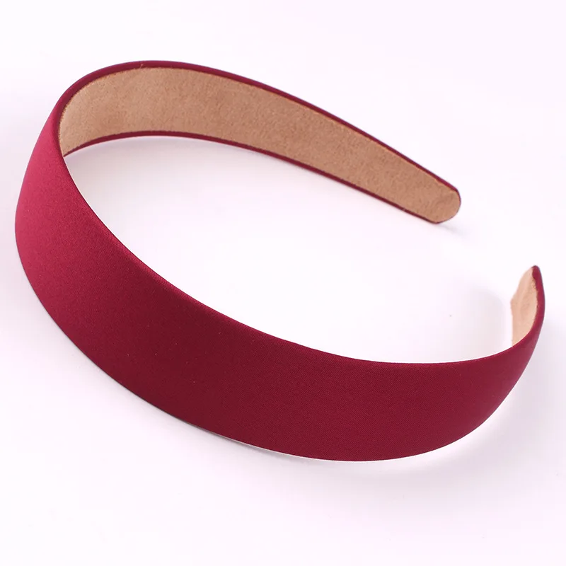 Japanese Korean Sweet Elegant Retro Simple Large Rims Hair Simplicity Solid Color Hair Bands Hair Accessories Headdress Headband