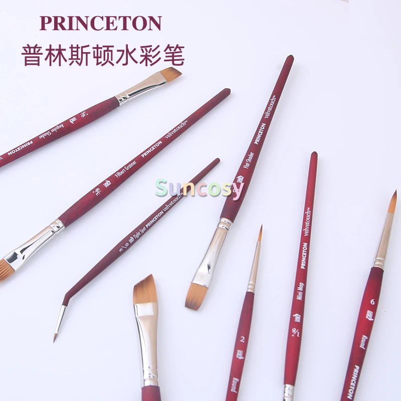 Princeton Aqua Elite,Series 4850, Synthetic Kolinsky Watercolor Paint  Brush,including Long Rounds, Oval Washes, Riggers and More - AliExpress