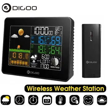 

DIGOO DG-TH8868 Wireless Full-Color Screen Digital USB Outdoor Barometric Pressure Weather Station Hygrometer Thermometer