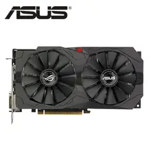 ASUS-tarjeta gráfica RX 570, 4GB, GPU, AMD Radeon, RX570, 4GB, tarjeta de vídeo para videojuegos, PUBG, mapa de pantalla de Juegos de ordenador, 580, 560, 550, HDMI, VGA, DVI