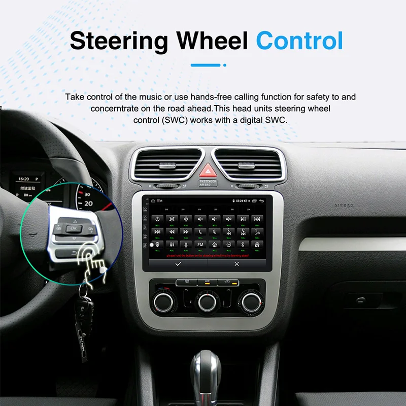 Автомагнитола Tomostrong 2.5D IPS для Suzuki vitara 2014 2015 2016 2017 2018 gps navi стерео fm