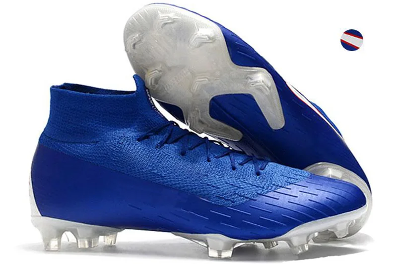 9 Супертонкие VI 360 Elite FG KJ 6 XII 12 CR7 Ronaldo Neymar, высокие футбольные бутсы для мужчин и женщин и мальчиков, футбольные бутсы, американские размеры - Цвет: 9