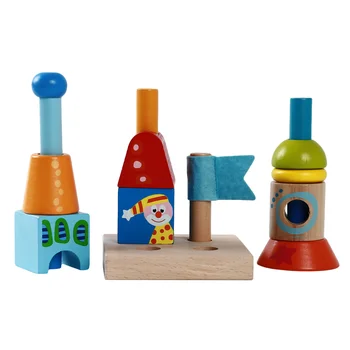 

Castle Building Puzzle Early Educational Toys Gift Infant Early Head Start Training Puzzle Cognitive Toys For Children