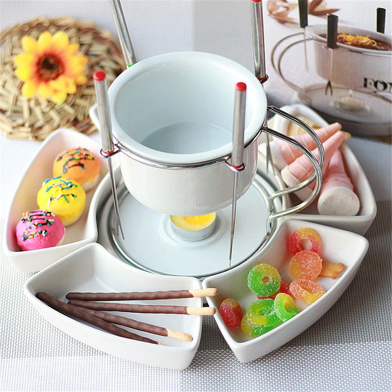 Set De 6 Fourchettes à Tremper En Acier Inoxydable 304 - Idéal Pour Chocolat, Fondue, Fruits Et Noix