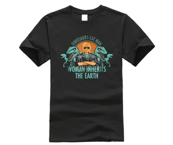

Brand Men Shirt Funny Dinosaurs Eat Man Woman Inherits The Earth Shirt