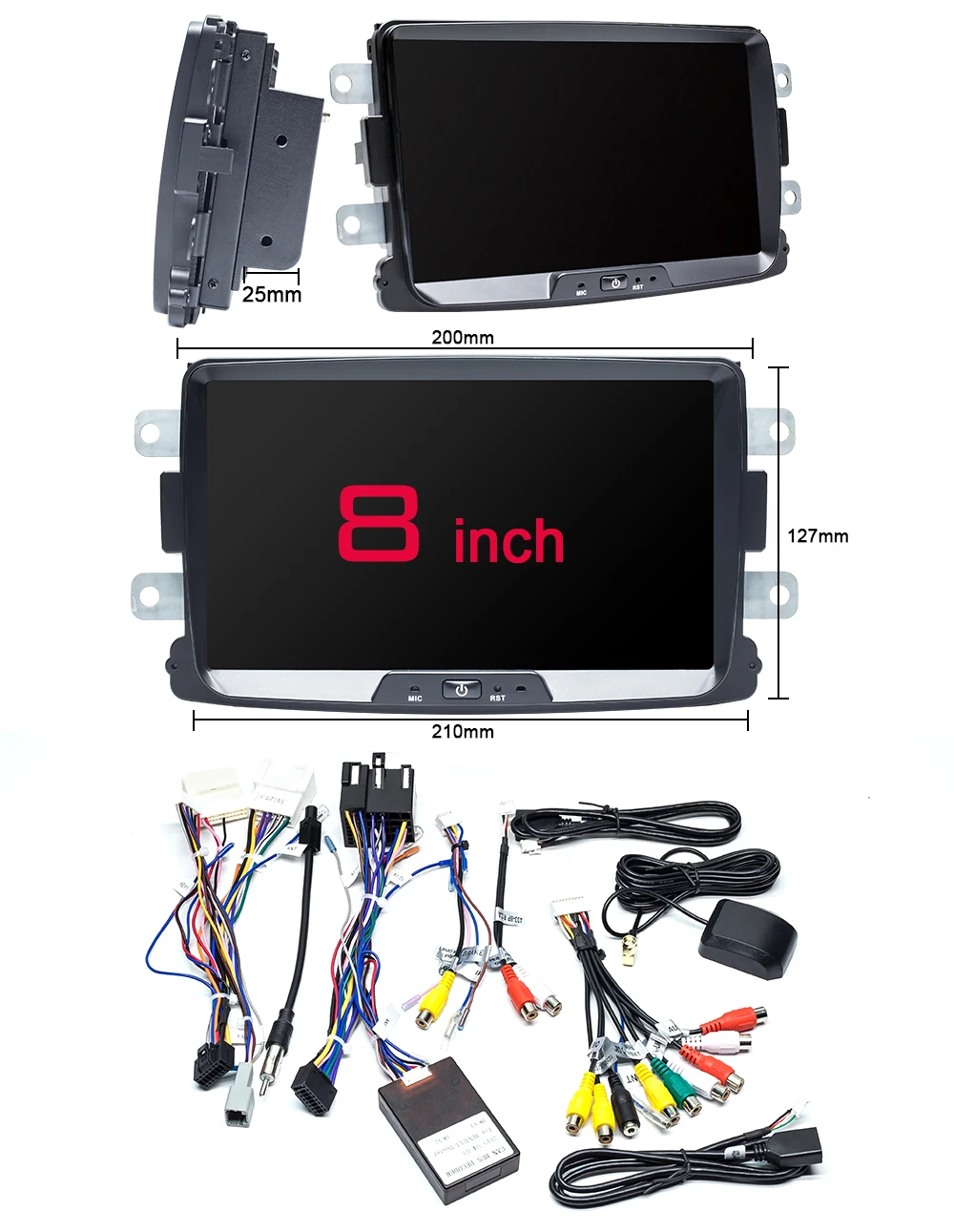 1 din android 9,0 автомобильный Радио мультимедийный плеер для Dacia Lodgy Logan, Duster Sandero Renault Captur/Lada/Xray DVD gps навигация