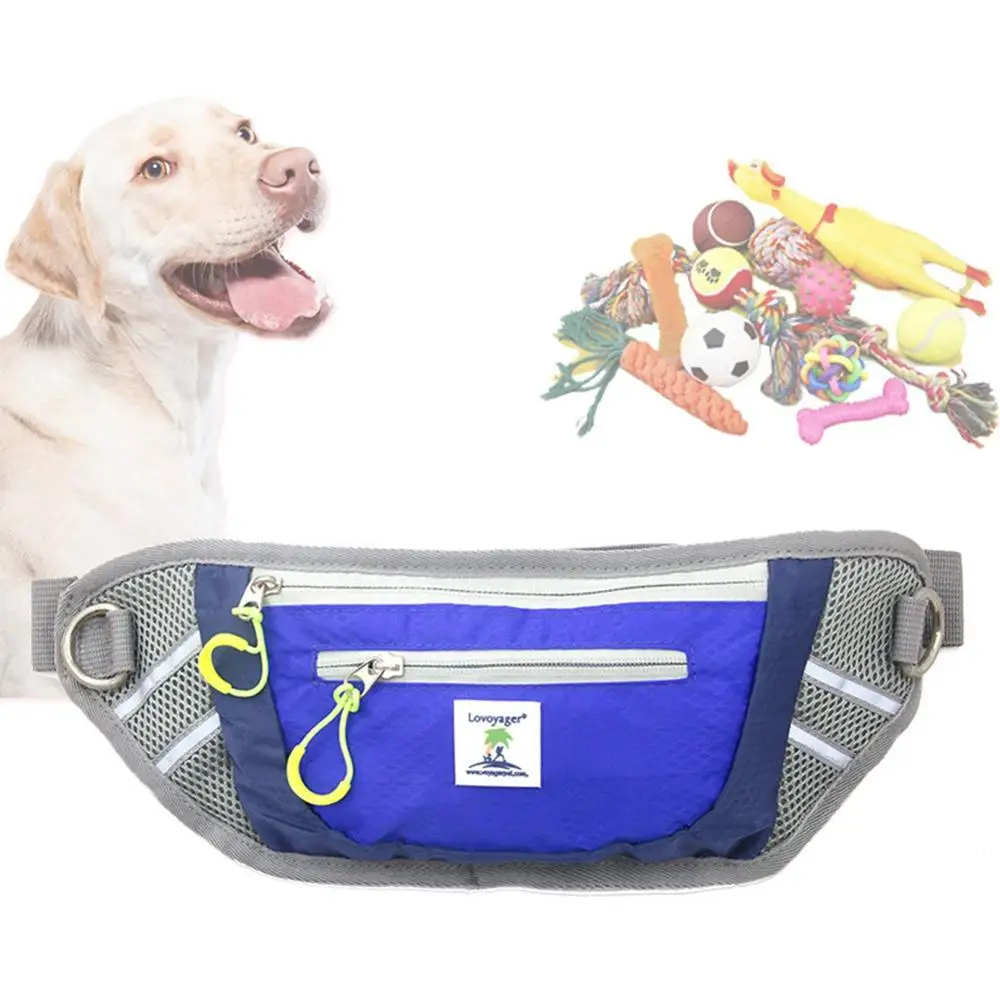 Полезная поясная сумка для дрессировки домашних животных, поводок для дрессировки собак, водонепроницаемая Спортивная поясная сумка с карманами для собак