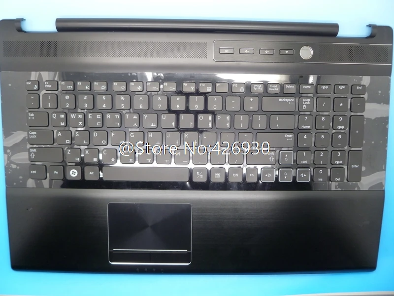 Подставка для ноутбука и клавиатура для samsung RF710 RF711 Франция FR Италия это Бразилия BR Корея КР тачпад без подсветки черный