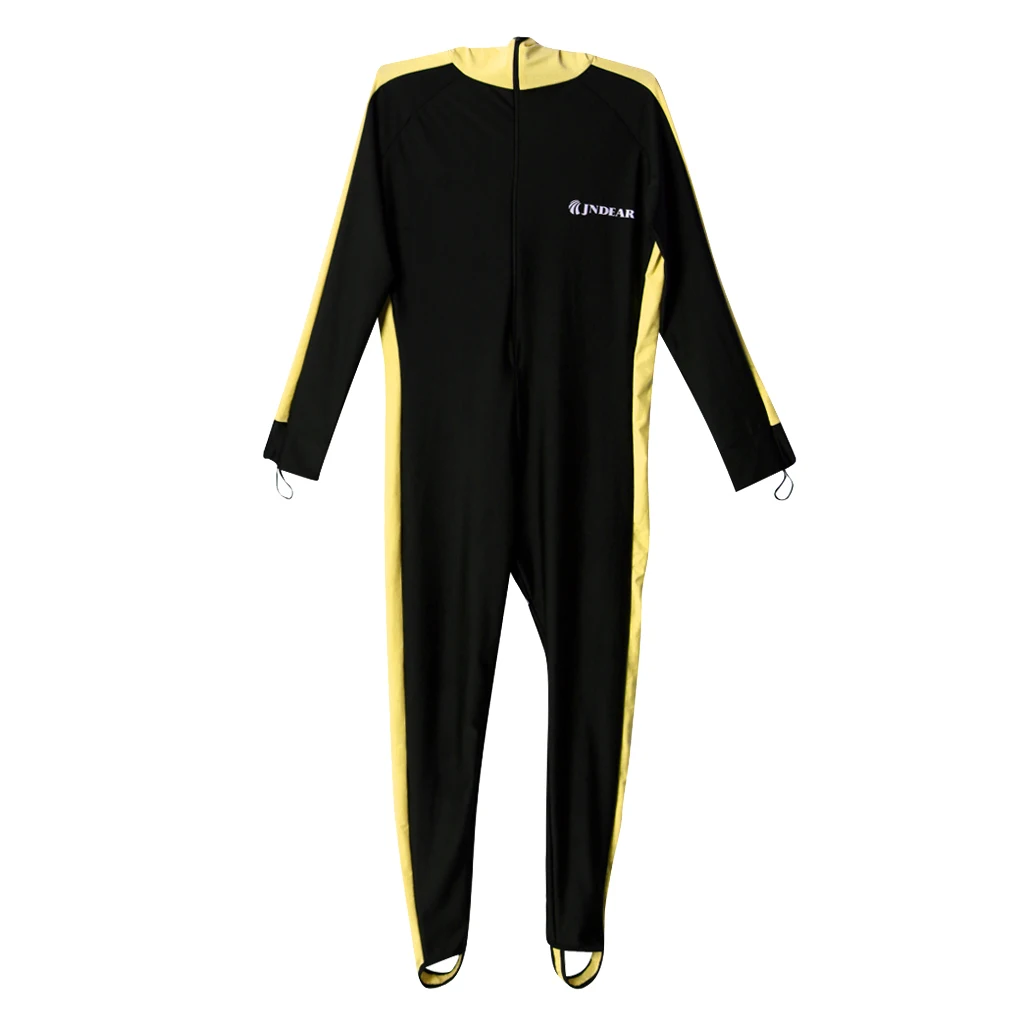 One Piece Men Wetsuit Swimsuit & UV Protection Long Sleeves and Hood- Great for Scuba Diving Paddle Boarding