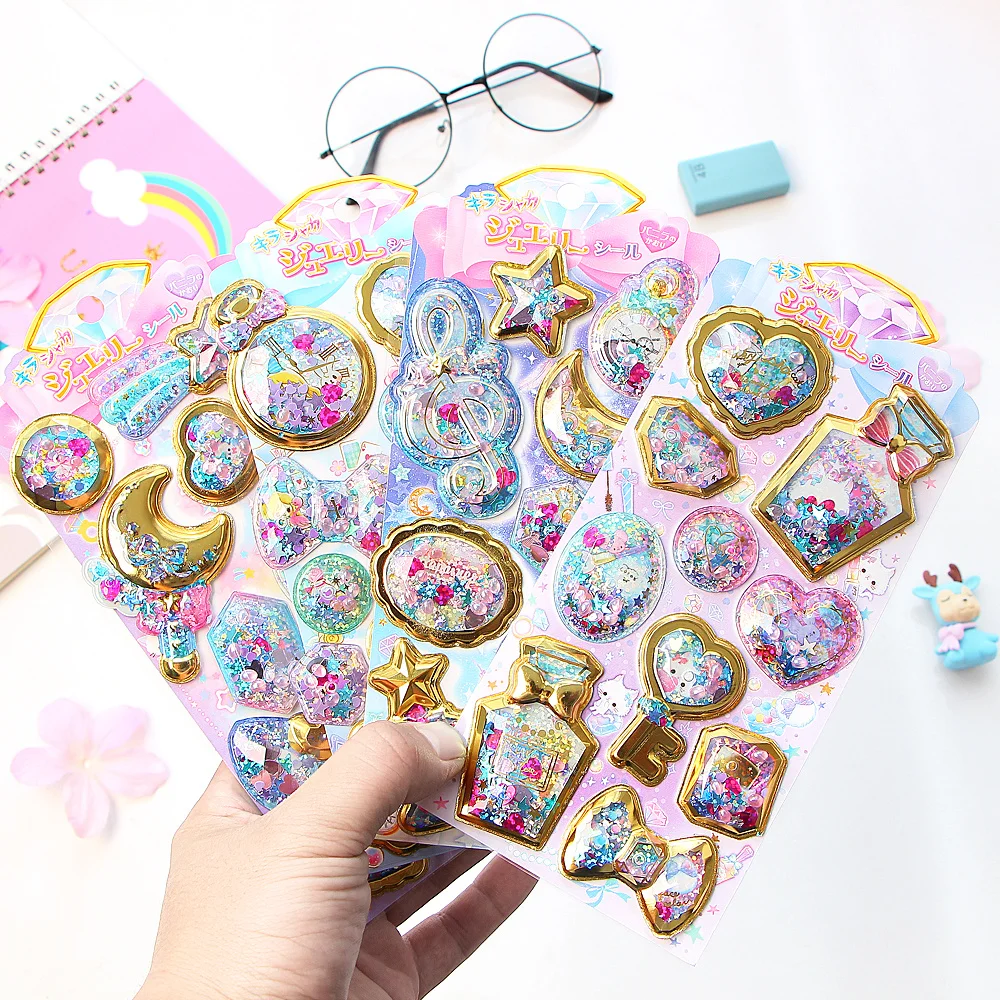 

1set Kawaii Stationery Stickers Aroma Pearl Shake Diary Planner Decorative Mobile Stickers Scrapbooking DIY Craft Stickers