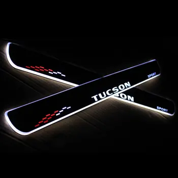

Suitable for Hyundai Tucson Only Car LED Dynamic Streamer Article Threshold Welcome Pedal Decoration Strip