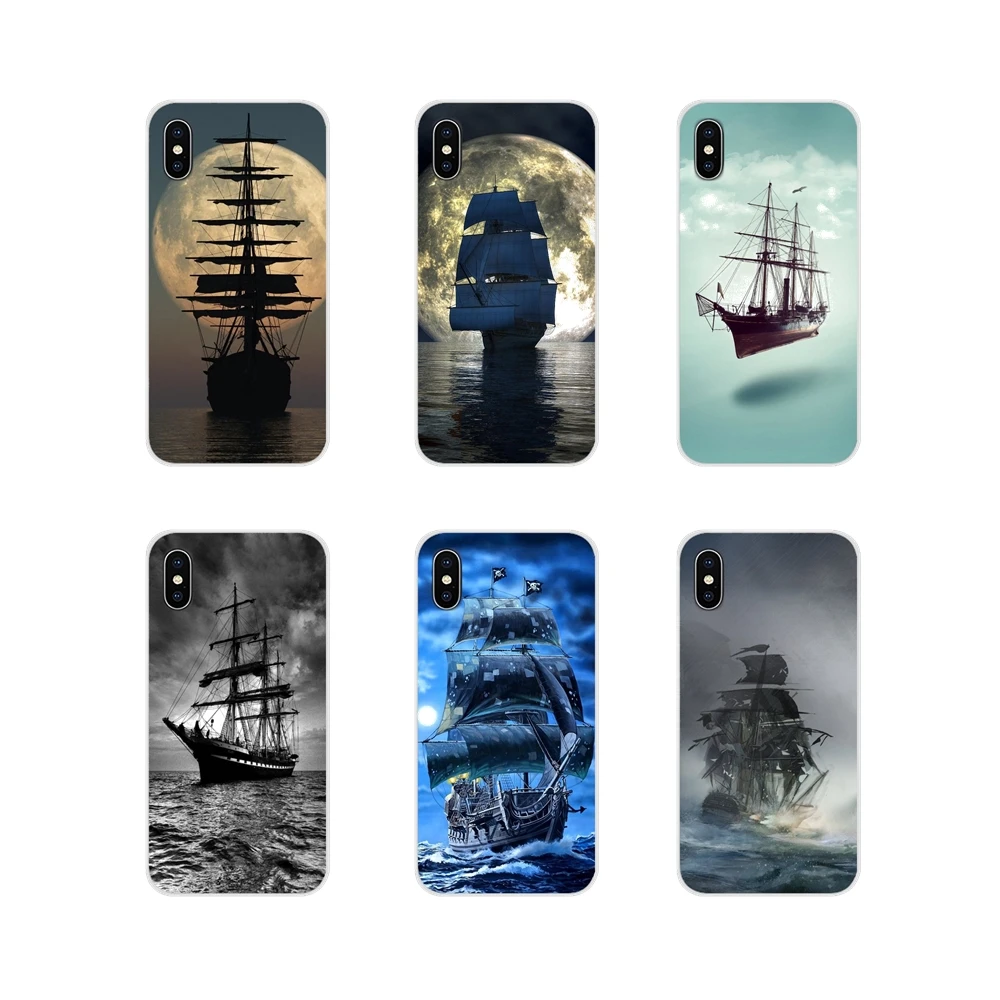 Accessories Phone Cases Covers For Xiaomi Mi4 Mi5 Mi5S Mi6 Mi A1 A2 A3 5X 6X 8 CC 9 T Lite SE Pro Pirate Ship | Мобильные телефоны