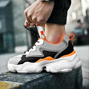 

New Running Shoes For Men Spring Sports Shoes Man Jogging Tide Outdoors Mixed Colors Breathable Shoes Mens Sneakers High Quality