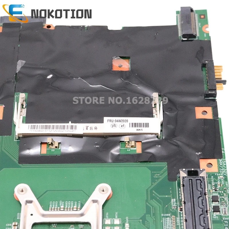 NOKOTION для lenovo ThinkPad T520 Материнская плата Intel для ноутбука 04W2020 48.4KE34.011 материнская плата HM67 UMA DDR3 полный тест