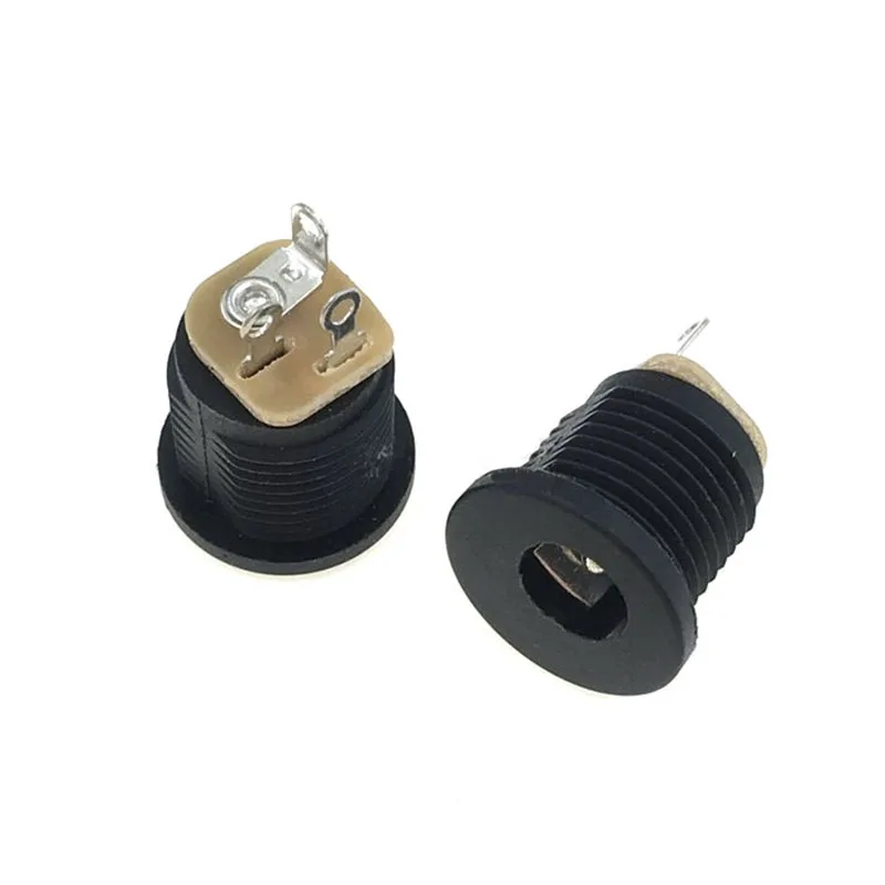 

5.5*2.1mm 3 Pin Connectors Waterproof Power Socket Female Panel Mount DC022 Supply Jack Socket Panel Mount plug