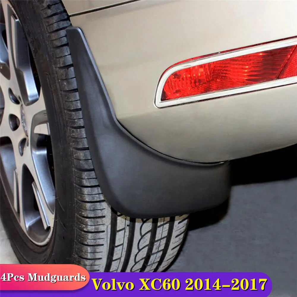 4 шт. для Volvo XC60 аксессуары Брызговики автомобильные передние задние брызговики Брызговики крыло вспышки