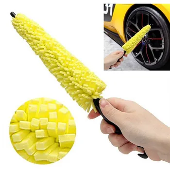 

car Wheel Rims Tire Washing Brush Sponges For Mercedes Benz GLS63 GLS GLE43 B55 Shooting S400 ML450 GLA CLK W202 CLA W212
