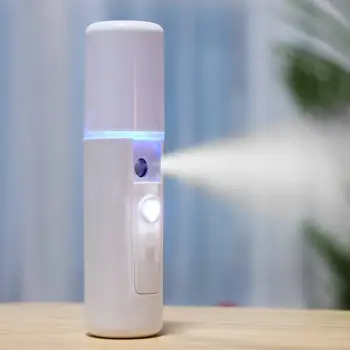 

Portable Handheld Rechargeable USB Nanomist Facial Humidifier Cooling Mist Steamer Sprayer Hydrating Beauty Device Tool