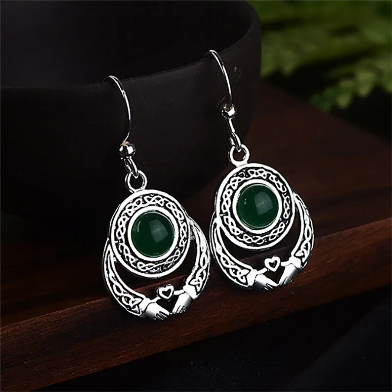 Bague Ringen, восстанавливающая 925 пробы, серебряная серьга с лунным камнем для европейских женщин, индивидуальные вечерние ювелирные изделия, подарок