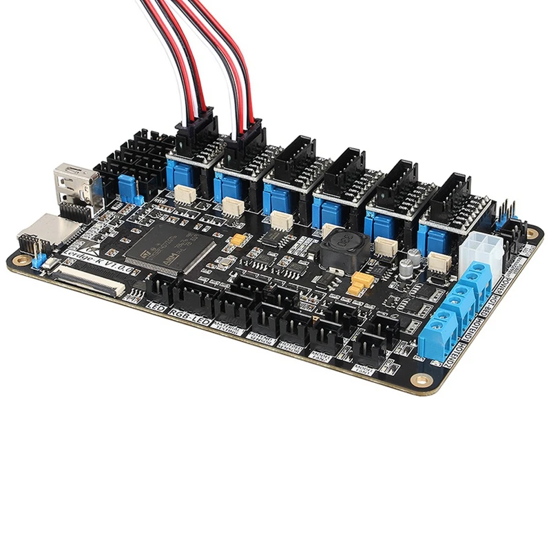 Лучшая плата для 3D-принтера Arm 32 bit, материнская плата для 3D-принтера, системная плата управления контактным экраном, комплект Diy Ntc100K Pt100 Tmc2