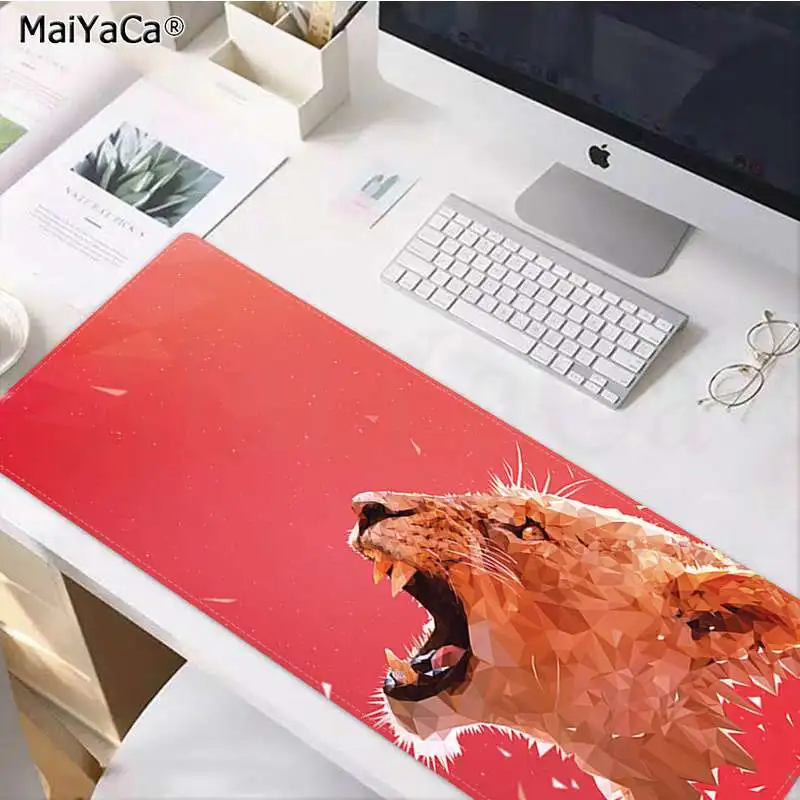 MaiYaCa ревущий Лев резиновая мышь прочный Настольный коврик для мыши резиновый ПК компьютерный игровой коврик для мыши