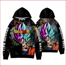 

New Fashion Game Dragon-Ball Hoodies Autumn Long Sleeve O-neck Goku Sweatshirt For Boys Kids Casual Cartoon Tops 3D Streetwear