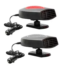 Portable 12v Car Fan Heater Automobile Heater Warmer And Defroster For Easy Snow Removal For Truck Boat Car Trailer