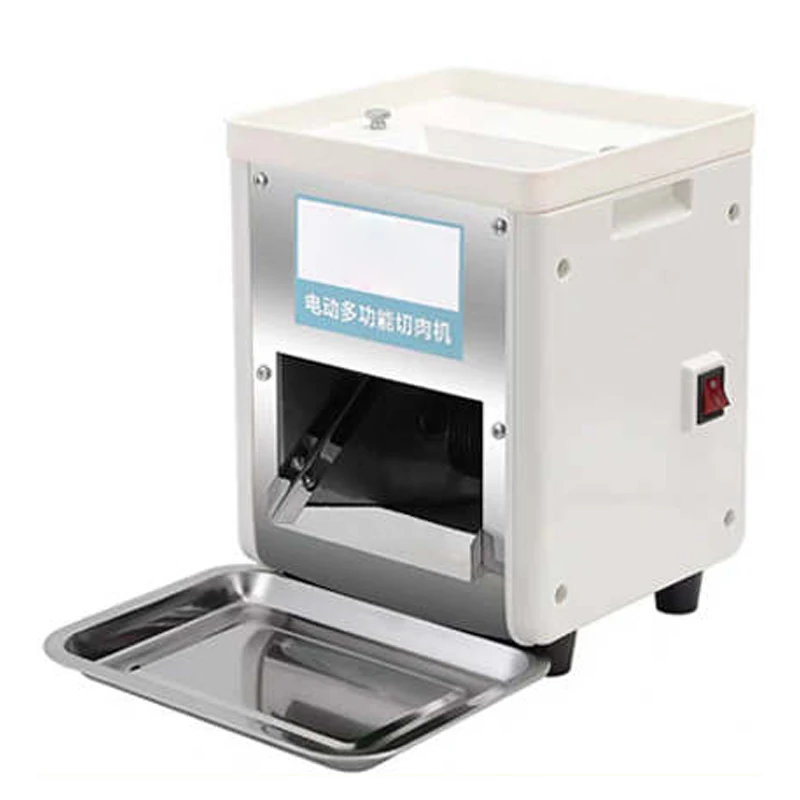 

Commercial Meat Cutter 850W Stainless Steel Automatic Shredder Slicer 150kg/h Vegetable Cutter Vegetable Household