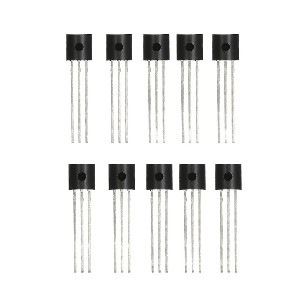 10 шт. DS18B20 TO-92 3-х контактный провод цифровой Температура Сенсор IC для умного дома