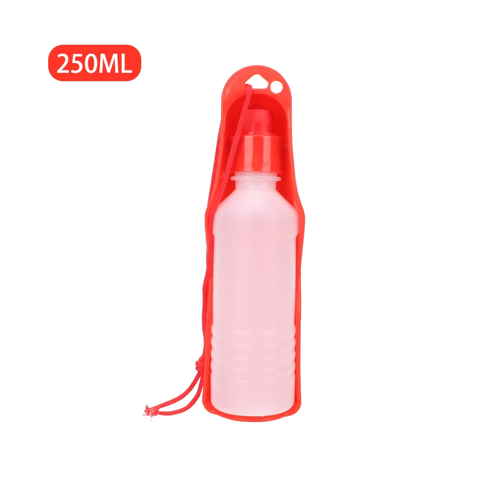 Red 250ML NICEYARD питательная вода для собак, кошек, дозатор для домашних животных, уличная миска для щенка, собак, дорожная бутылка для воды, портативная 250/500 мл - Color: Red 250ML