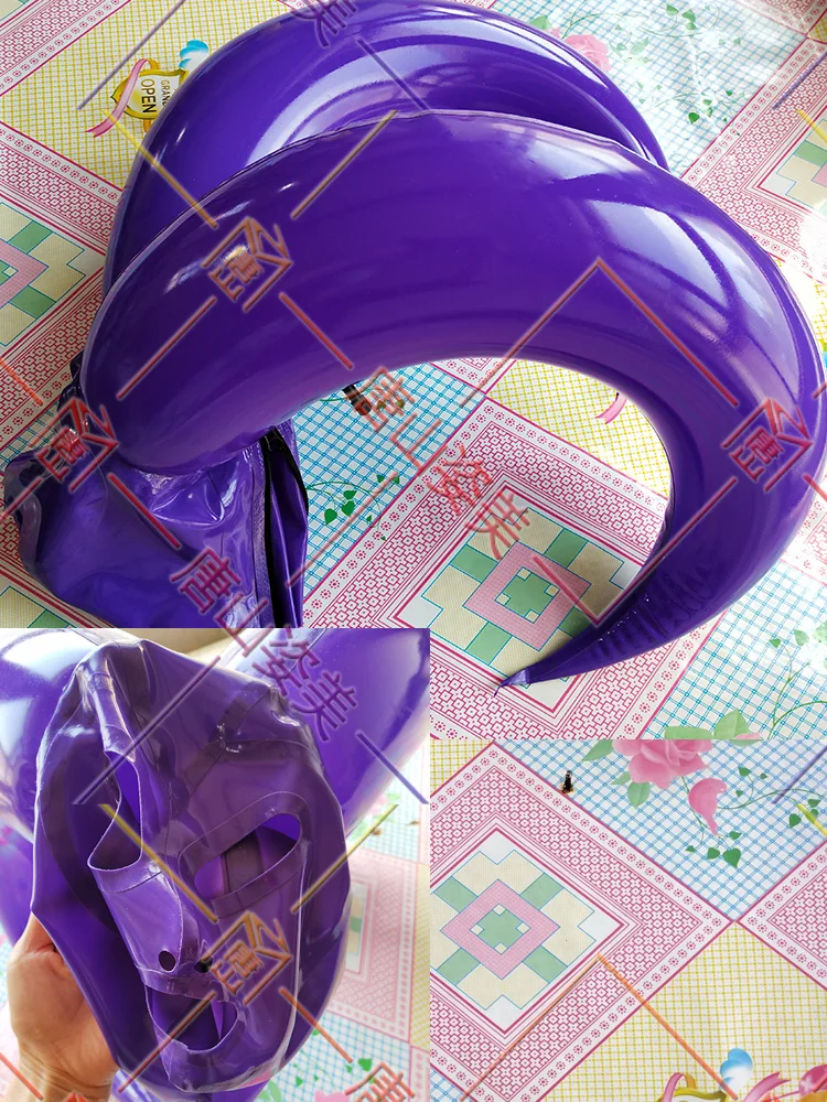 Латексная надувная маска для косплея латексный капюшон бара шоу на заказ |