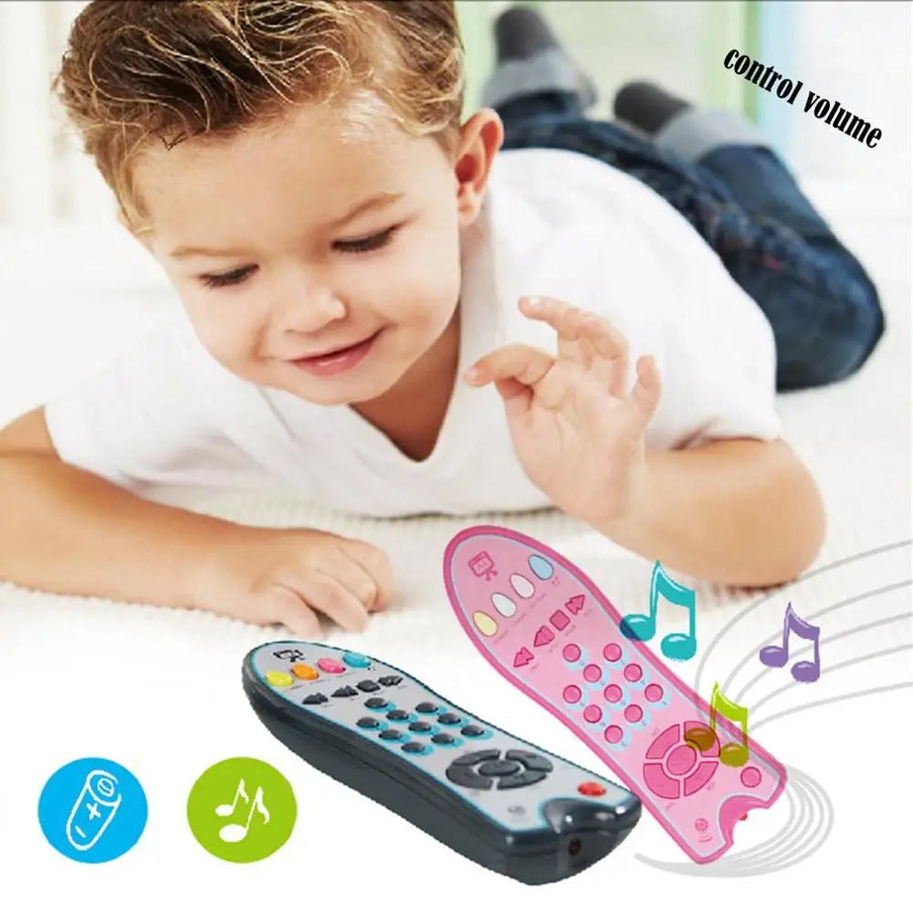 Baby Colorful Music Mobile Phone Toys Electric TV Remote Control Numbers Early Learning Educational Machine Toy Kids Xmax Gift
