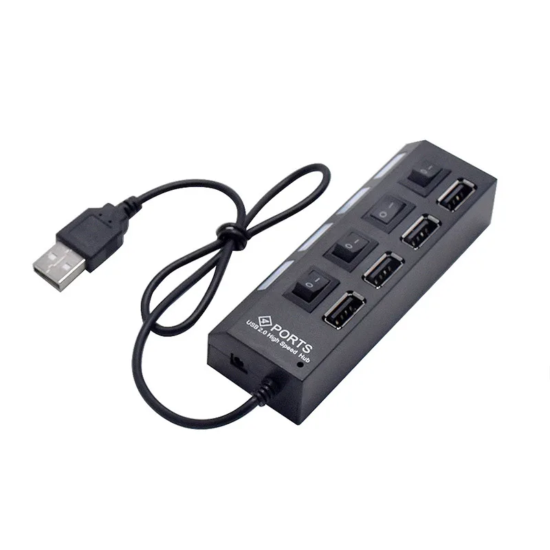Usb-концентратор 3,0 4 порта Micro USB 2,0 концентратор разветвитель с самостоятельным выключателем питания USB hab высокоскоростной 5 Гбит/с USB разветвитель 3 концентратор для ПК