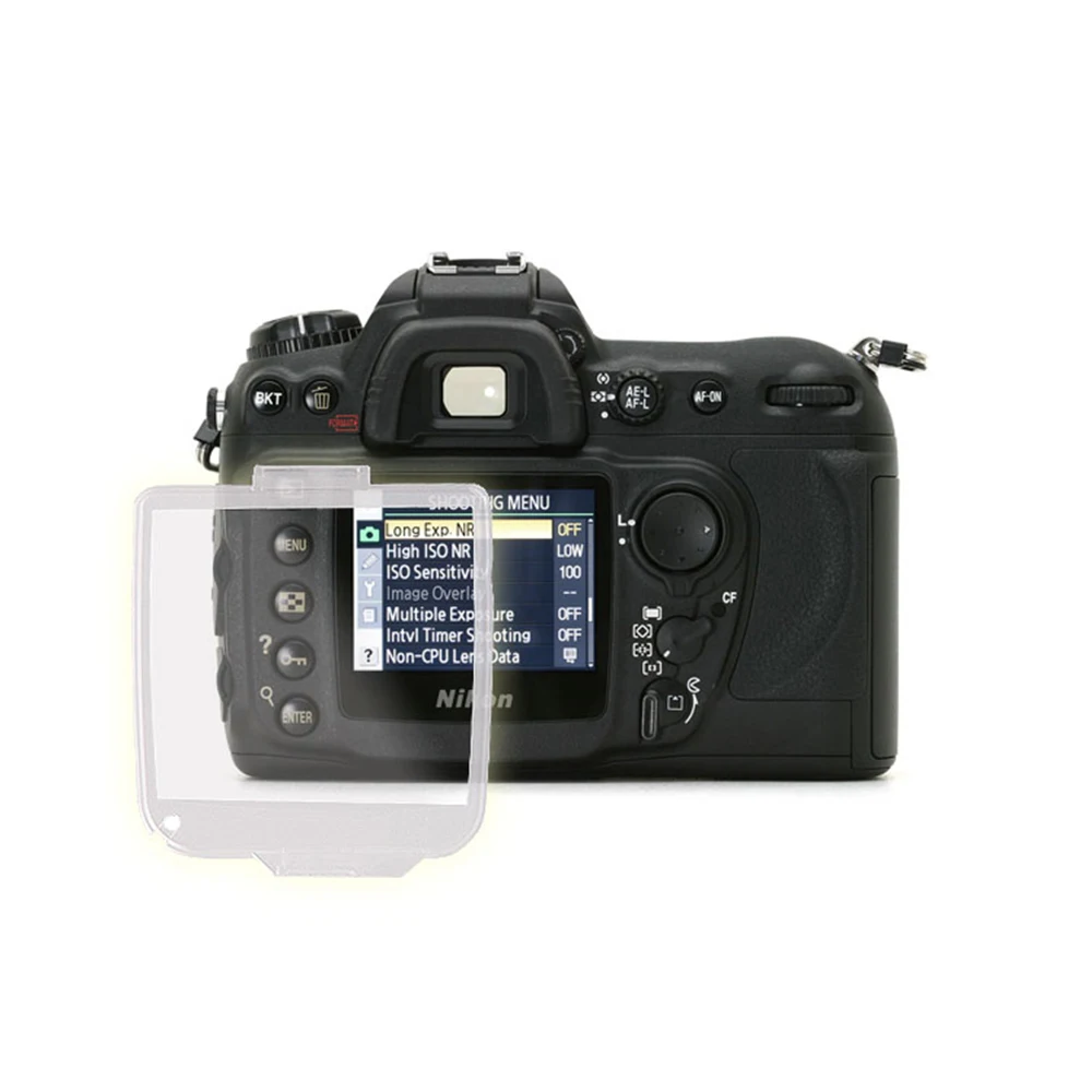 Akozon LCD-Displayschutz Für Nikon D90 - 3-teilige ABS-Abdeckung