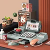 Kids Shopping Cash Register Toys Mini Supermarket Set Simulation Food Calculation Checkout Counter Pretend Play Toy For Children 1