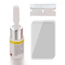 Araç ön camı ön cam cam tamir reçine kiti oto araç pencere camı Scratch çatlak düzeltme DIY araçları