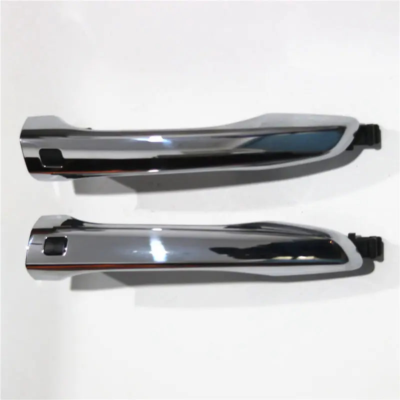 GeunineFrontExteriorOutsideDoorHandleChromeKeylessEntryWith