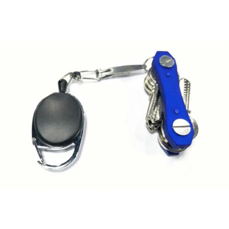 Универсальный брелок для ключей, аксессуары для автомобиля, выдвижной толстый нейлоновый Канат, брелок для ключей, высокое эластичное натяжение, телескопическое кольцо для ключей