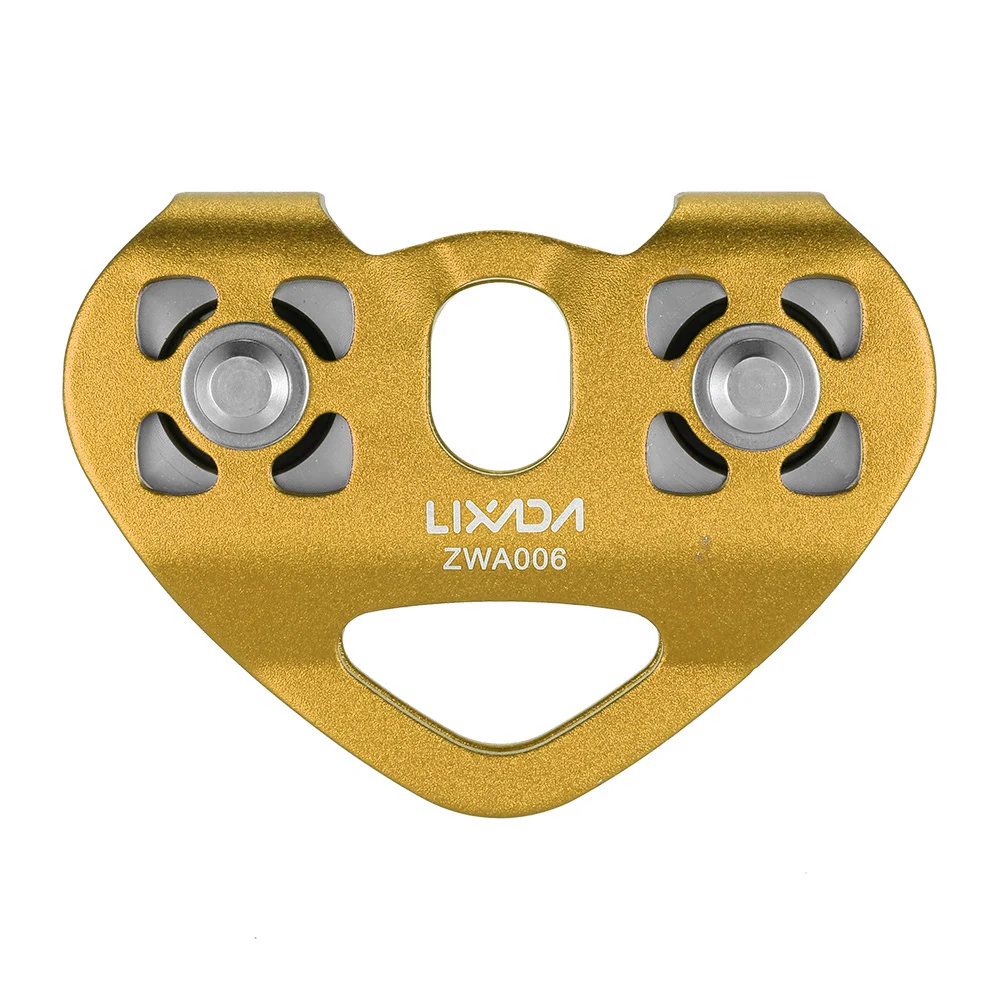 Роликовый шкив Lixada 30kN с шариковым подшипником для скалолазания спасательных