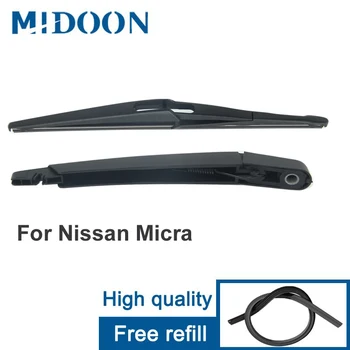 

MIDOON Rear Wiper Arm & Rear Wiper Blade for Nissan Micra