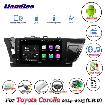 

Liandlee Car Android System For Toyota Corolla 2014~2015 Left Hand Driver LHD Radio BT GPS Map Navi Navigation Multimedia No DVD