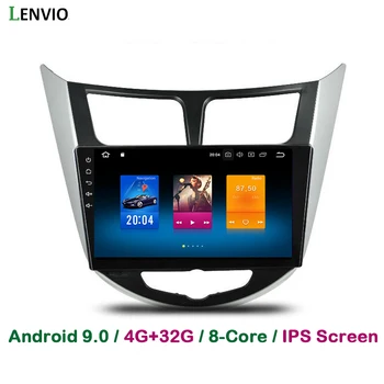 

Lenvio IPS 4GB RAM 32GB ROM Octa Core Android 9.0 CAR DVD GPS Navigation Player For Hyundai Verna Accent Solaries 2010 2011-2015